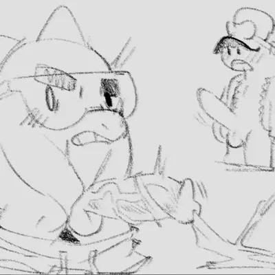 buzz (brawl stars), doug (brawl stars) (brawl stars, supercell (company)) created by pochiiwa