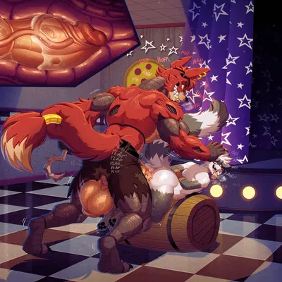 caesar zealad (character), foxy (fnaf) (five nights at freddy's, scottgames) created by kiddie jukes