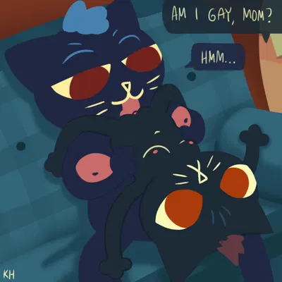 candy borowski, mae borowski (night in the woods) created by kingheron