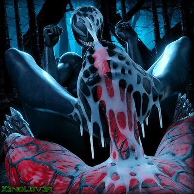 carnage (marvel), she-venom, venom (marvel) (marvel) created by thekidxeno