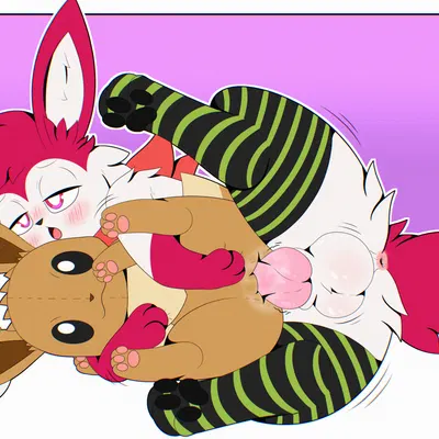 cherrysylveon (recon) (nintendo, pokemon) created by cloudeon