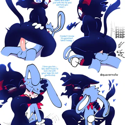 cinder the fire entity, fan character, feels the rabbit (sega, sonic the hedgehog (series)) created by quavernsfw