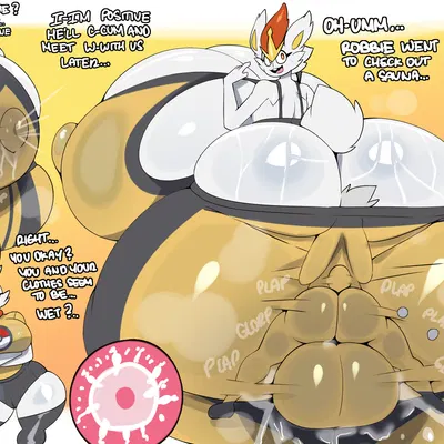 cinder (thiccbuns), robbie (thiccbuns), scorch (thiccbuns) (nintendo, pokemon) created by thiccbuns