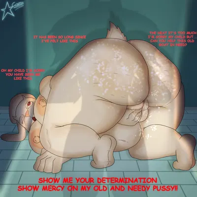 cosmos the hyena, toriel (undertale, undertale (series)) created by cosmosarts