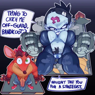 crash bandicoot, nina cortex (activision, crash bandicoot (series)) created by gnauseating