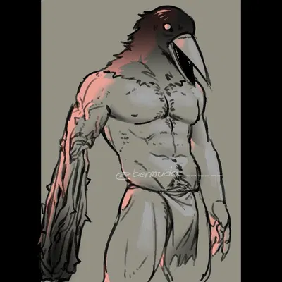 crow mauler (fear and hunger) created by bermuda (artist)