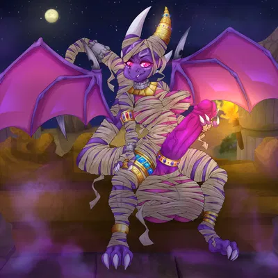 cynder (activision, egyptian mythology) created by suddenhack