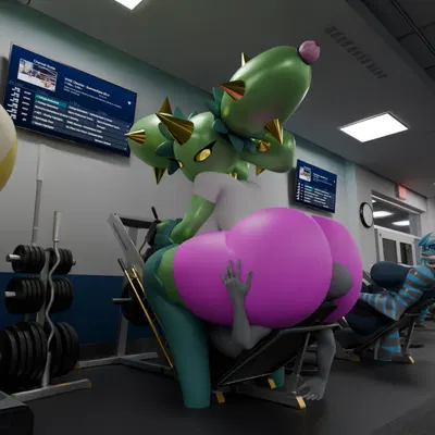 daisy (rochin1000), maraciti, nika sharkeh (nintendo, pokemon) created by omananimations