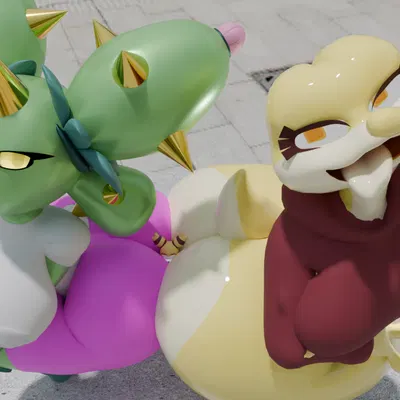 daisy (rochin1000), maraciti (nintendo, pokemon) created by omananimations