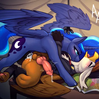 darien platecrete, fan character, princess luna (mlp) (friendship is magic, hasbro) created by phenyanyanya