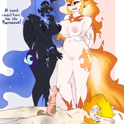 daybreaker (mlp), nightmare moon (mlp) (friendship is magic, hasbro) created by alphadesu