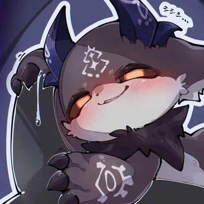 debidebi debiru (nijisanji, vtuber) created by kemosabo chan