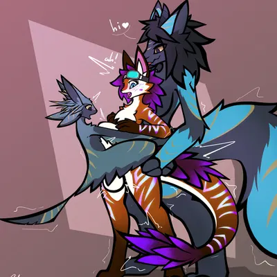 demetria (kiyoshii999), eili (k'braid), sevan (k'braid) (mythology) created by lodi (artist)