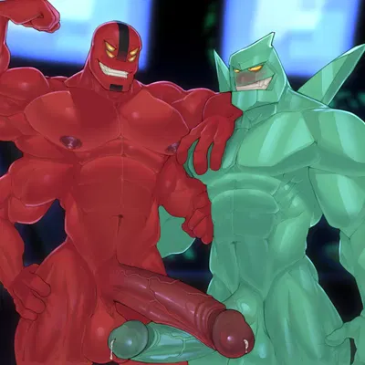 diamondhead, four arms (ben 10) (ben 10, cartoon network) created by deuzion