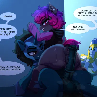 dib (dibujito), fan character, night guard (mlp) (friendship is magic, hasbro) created by dibujito