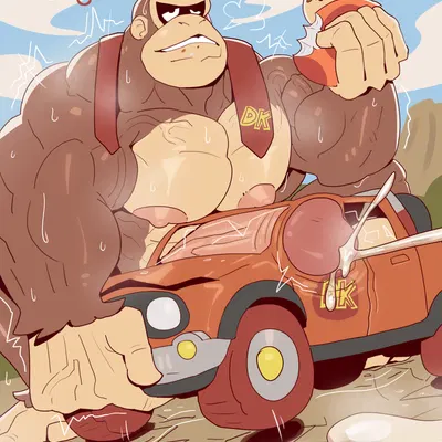 donkey kong (character) (donkey kong (series), macro march) created by vaniwall