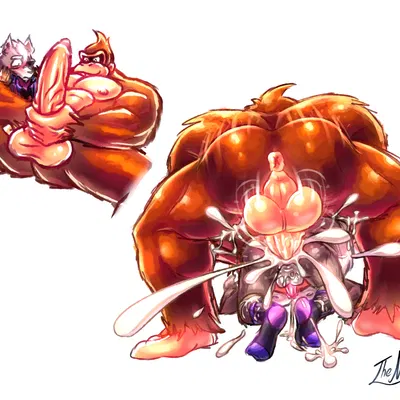 donkey kong (character), wolf o'donnell (donkey kong (series), nintendo) created by themonkeyabe