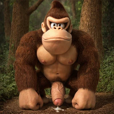donkey kong (donkey kong (series), nintendo) created by woolfy