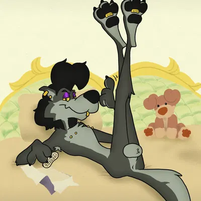 doodle (doodledoggy), stanley (doodledoggy) (crackers in bed pose) created by doodledoggy