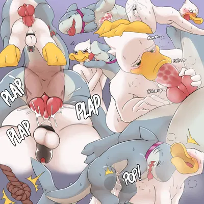 drake (an dork), jeff the land shark (marvel, marvel rivals) created by miau