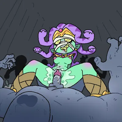 emz (brawl stars), medusa (brawl stars, european mythology) created by pigeon (artist)