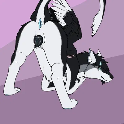 ender (endermoonfur) (mythology) created by mechanical monster factory