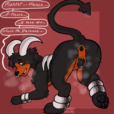 euphoria (houndoom) (nintendo, pokemon) created by shadyhouse