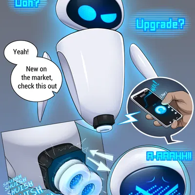 eve (wall-e) (disney, pixar) created by dibujito