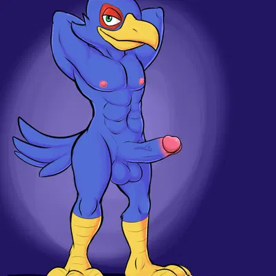 falco lombardi (nintendo, star fox) created by daison the fox