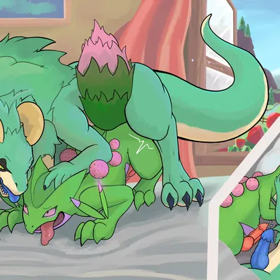 fan character, keranas, ryu the sceptile (nintendo, pokemon) created by aquaridella