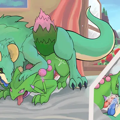 fan character, keranas, ryu the sceptile (nintendo, pokemon) created by aquaridella