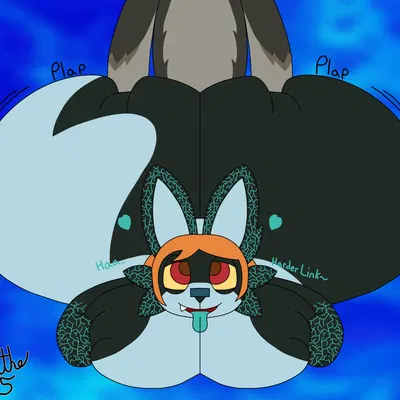 fan character, link (wolf form), midna (nintendo, pokemon) created by reathe