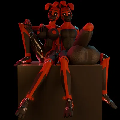 fan character, rubin (bunnnyboi), ruby (bunnnyboi) (five nights at freddy's, five nights at freddy's 2) created by bunnnyboi