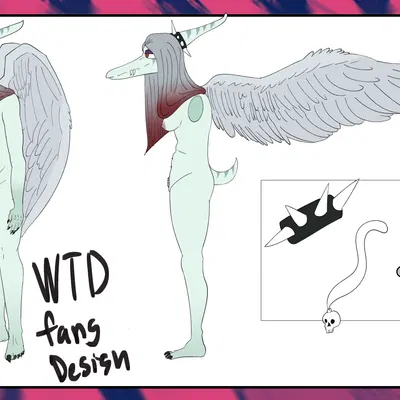 fang (gvh) (goodbye volcano high, ko op (game developer)) created by discodemon