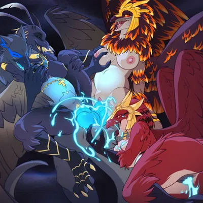 fe'ra, umbralant, vayhl'ayne (vahlyance) (capcom, monster hunter) created by kyabetsu