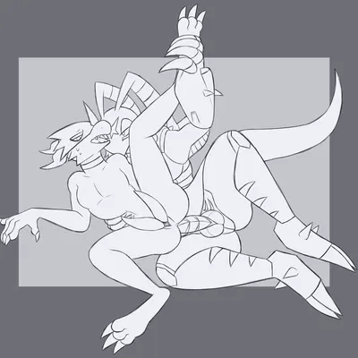 fern (reppamons), mags (floppsies) (bandai namco, digimon) created by stingmon (artist)