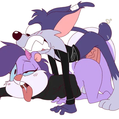 fifi la fume, furrball (tiny toon adventures, tiny toons looniversity) created by dbaru, third-party edit