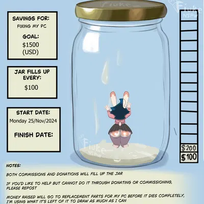 fiuke bnuy (pony cum jar project) created by fiuke