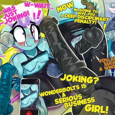 fleetfoot (mlp), wonderbolts (mlp) (friendship is magic, hasbro) created by nevobaster