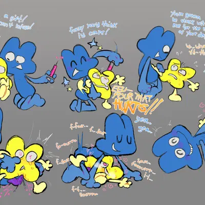 four (bfb), x (bfb) (battle for dream island, object shows)