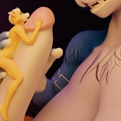 fox mccloud, krystal (star fox), miles prower (nintendo, sega) created by reducktoe