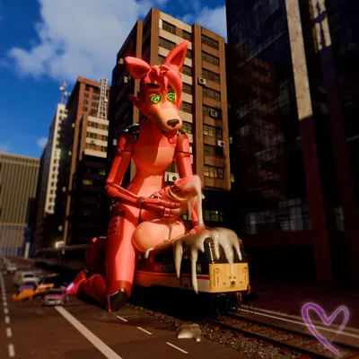 foxy (fnaf) (five nights at freddy's, macro march) created by anonymousfm