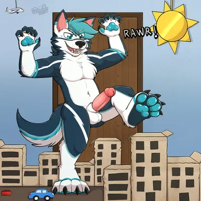 freki (kuro boi) (mythology) created by gaokun