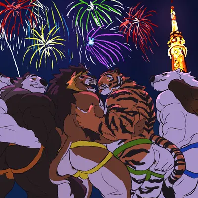 gabo (cosmictail), micah (cosmictail), rafi (cosmictail) created by cosmictail