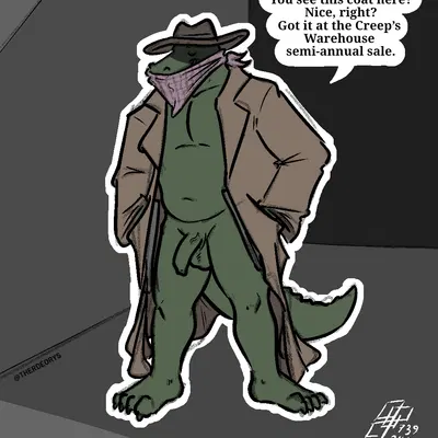 gary the nose (later alligator) created by cerdeorhys