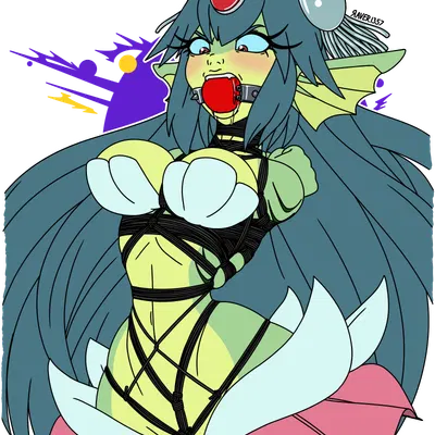 giga mermaid (shantae (series), wayforward) created by raver1357