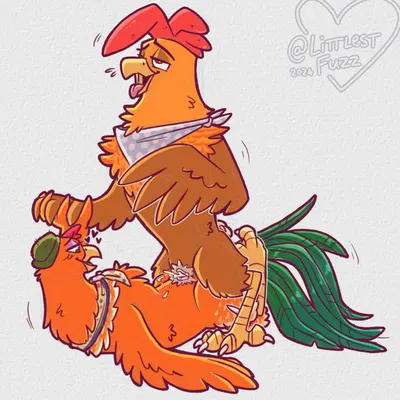 ginger (chicken run), rocky rhodes (aardman animations, chicken run) created by littlestfuzz