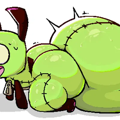 gir (invader zim) (invader zim, nickelodeon) created by senordraws