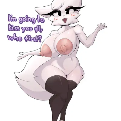 girlkisser (melodynotmel), silly cat (mauzymice) (boy kisser (meme)) created by foxgumie