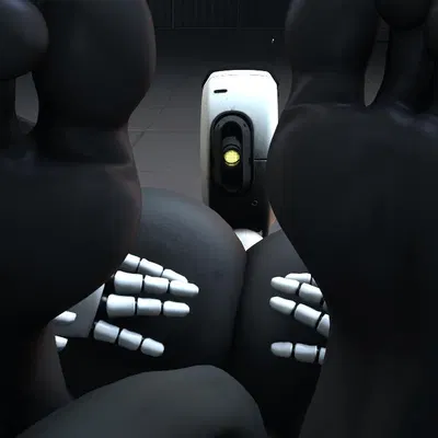 glados (portal (series), valve) created by rayhuma